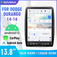 Navihua Infotainment Navigations system T-Style Bildschirm Autoradio Innen kit Upgrade Audio Für Dodge Durango 2014-2016