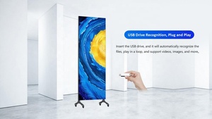 Pantalla LED para Póster P1.8 P2 P2.5 P3, Pantalla LED Digital de Publicidad Electrónica HD para Interiores, 1080p - Product Image 6