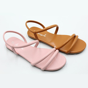 Verano Precio más bajo Diseñador Casual Zapatos De Mujer Sandalias Suelas compuestas Sandalias planas para damas Sandalias Planas De Mujer - Product Image 1