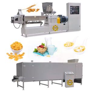 Machine à fabriquer des flocons de maïs la plus vendue Ligne de production de céréales pour le petit-déjeuner aux flocons de maïs - Product Image 1
