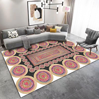 Tapis de Salon 3D Imprimé 160x230 cm Style Européen pour la Maison