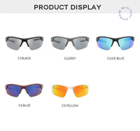 Lunettes de soleil de sport demi-cerclées pour homme, nouvelle collection 2026, design personnalisé, double injection, haute qualité, pour le cyclisme en extérieur