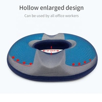 Coussin hémorroïdaire pour coccyx de beignet Soulagement de la douleur de grossesse et de l'ulcère de décubitus Coussin de siège rafraîchissant