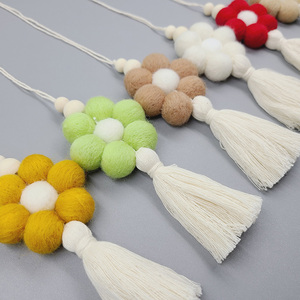 Boho đầy màu sắc Daisy xem xét gương xe quyến rũ treo trang trí nội thất tinh dầu xe khuếch tán - Product Image 3