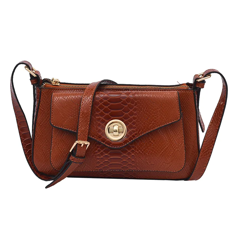 New fashion designer women's handbags luxury messenger bag long shoulder strap lock square bag Serpentine girl bag