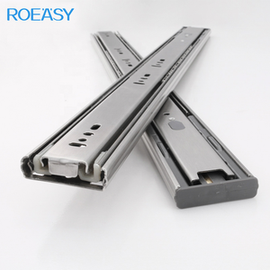 Corredera Telescópica para Cajón de <span class=keywords><strong>Cierre</strong></span> Suave ROEASY de 45 mm con Rodamiento de Bolas de Acero Inoxidable de Movimiento <span class=keywords><strong>Lento</strong></span> para Muebles - Product Image 4