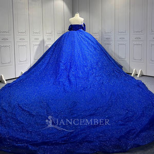 Robes de Quinceañera inspirées de <span class=keywords><strong>Fairy</strong></span> <span class=keywords><strong>Tail</strong></span>, bleu royal, Azul Vestidos De 15 Xv Anos Debutantes Para 15 Jancember - Product Image 3