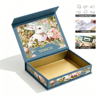 Boîte cadeau de luxe en carton rigide écologique et recyclable, très vendue, avec revêtement UV, fermeture magnétique, logo personnalisé et gaufrage pour l'expédition