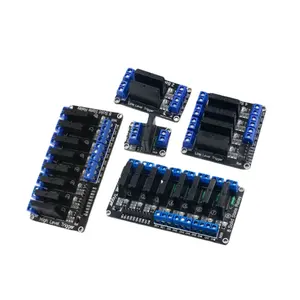 5V 1/2/4/6/8 Channel Solid State Relay Module Hight / Low Level SSR G3MB-202P 240V 2A Output with Resistive Fuse For