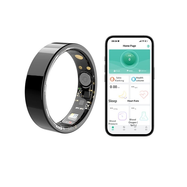 Hot Sale R15 Smart Ring 5ATM Waterproof Magnetic Charging App Control NFC Heart Rate Sleep Monitoring Sports Step