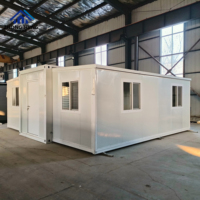Villa de luxe préassemblée en conteneur de 40 pieds, maison en conteneur maritime pour hôtel et appartement modernes avec finitions haut de gamme