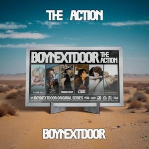 BOYNEXTDOOR 5ème album EP [The Action] Version Frame, mini CD musical KPOP original avec photocard, tendances KPOP, art mural de musique pop - Product Image 1