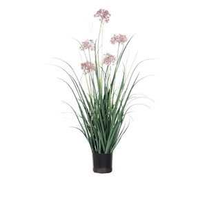 Plantes artificielles en pot : Roseaux, Herbe d'oignon, Fleurs de colza, Queue de chat, 100cm-200cm, Décoration intérieure et extérieure, Collection Château des Rêves - Product Image 4