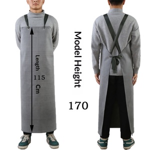 <span class=keywords><strong>Tablier</strong></span> industriel <span class=keywords><strong>sans</strong></span> manches en toile de caoutchouc épaissie, imperméable, résistant à l'huile, aux acides et aux alcalis, pour produits de nettoyage - Product Image 2