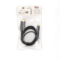 Cable HD de Alta Velocidad Chapado en Oro de 1.8M, Compatible con 4K 1080P, Tipo C a HD, Venta al Por Mayor de Fábrica