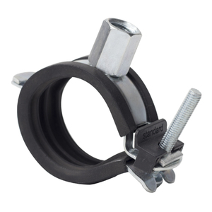 Factory Direct Sale One Side Screw Zinc Plated Heavy Duty Pipe <b>Clamps</b> With Nut - Product Image 2