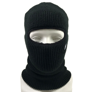 OEM Adults One Hole Knitted Winter <strong>Balaclavs</strong> for Men Customizable Ski Mask with Embroidery logo Motorcycling Sports Acrylic Hats - Product Image 1