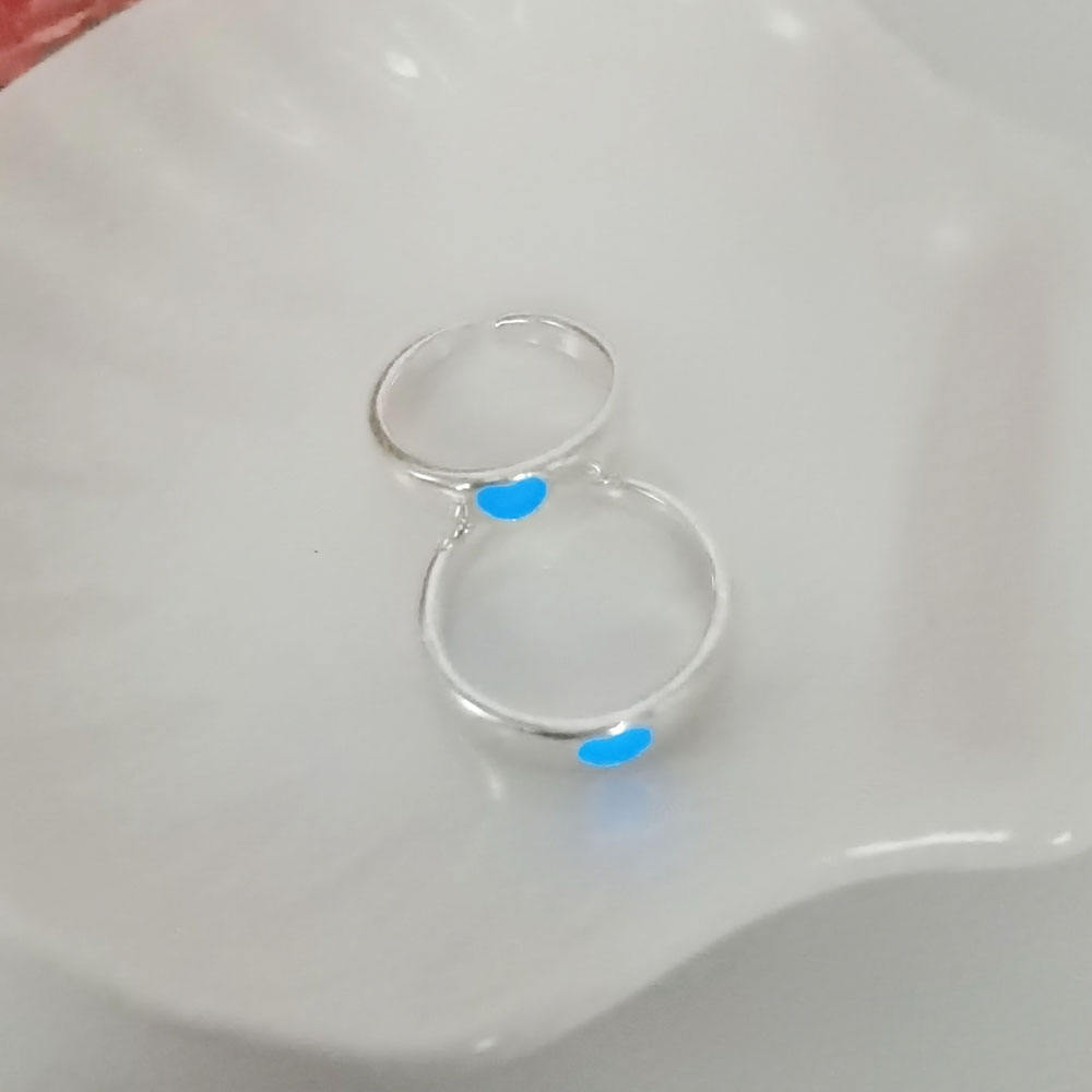 Plata-2PCs azul