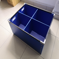 Diviseur recyclable personnalisé pour boîte de rangement pliable multicouche en plastique avec couvercle