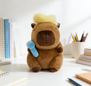 Peluche Capybara Barbier Créatif, Jouet en Peluche Mignon et Original, Coussin Doux à Câliner pour Enfants, Rembourrage en Coton PP, Peluches - Product Image 6