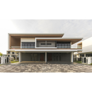 Villa de estructura de acero ligero personalizada de diseño moderno para uso residencial - Product Image 1