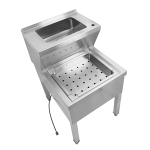 Stainless Steel Floor Mounted Cleaning Sink - Commercial Heavy Duty Utility Sink for Restaurant/Hotel - Product Image 4