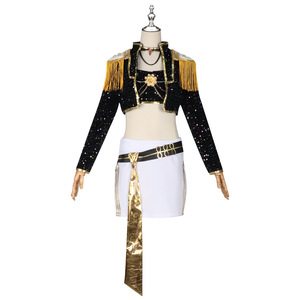 Disfraz Infantil de Kpop Sorceress <span class=keywords><strong>Hunter</strong></span>, Traje Dorado de Canción Dorada, Conjunto Zoe Rumi Negro y Dorado - Product Image 2
