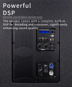 Enceintes Line Array Professionnelles pour Scène de Concert, avec DSP Puissant et Tuning Informatique, Subwoofer Passif et Actif de 10, 12 et 18 Pouces, <span class=keywords><strong>en</strong></span> Flight Case - Product Image 3