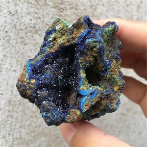 Commercio all'ingrosso Naturale Ruvido Blu <span class=keywords><strong>Azzurrite</strong></span> Cristallo Specimen Grezzo Pietra <span class=keywords><strong>Azzurrite</strong></span> E Malachite <span class=keywords><strong>Minerale</strong></span> Per La Decorazione - Product Image 3