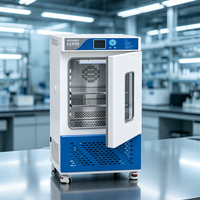 Incubadora Bioquímica Inteligente con Pantalla LCD, Función de Temporizador, Acero Inoxidable 201, Resolución de Temperatura de 0.1°C para Bacterias