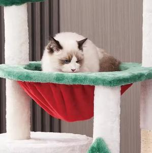 <span class=keywords><strong>Natale</strong></span> serie gatto arrampicata telaio letto gatto albero Scratching Board Sisal Villa integrato Non occupante giocattolo per il gioco del gatto - Product Image 2
