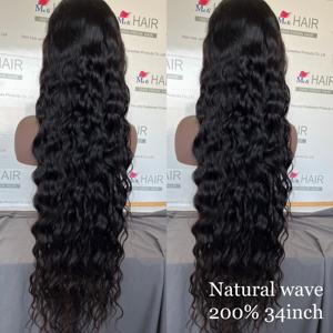 Perruques en cheveux vierges birmans, densité 200%, HD transparente pour dentelle 13x6, ondulations profondes bouclées, sans colle, avec baby hair, vente en gros - Product Image 5