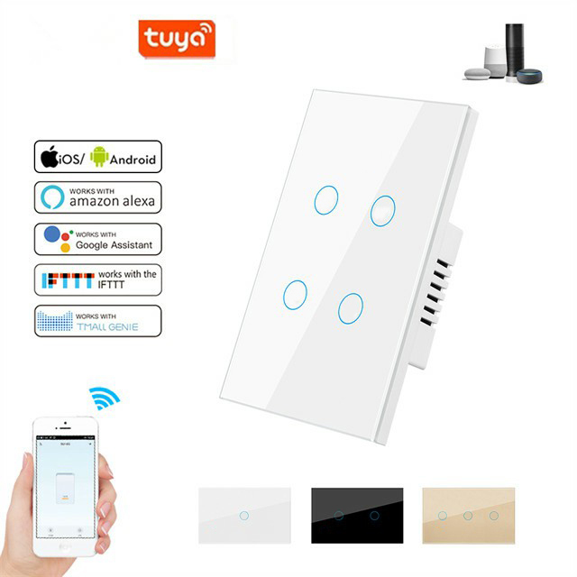 SAA Approved Smart Light Switches Tuya Wifi/Zigbee US AU Interruptor Inteligente Electric Home Products Works Alexa&Google Home · image 3