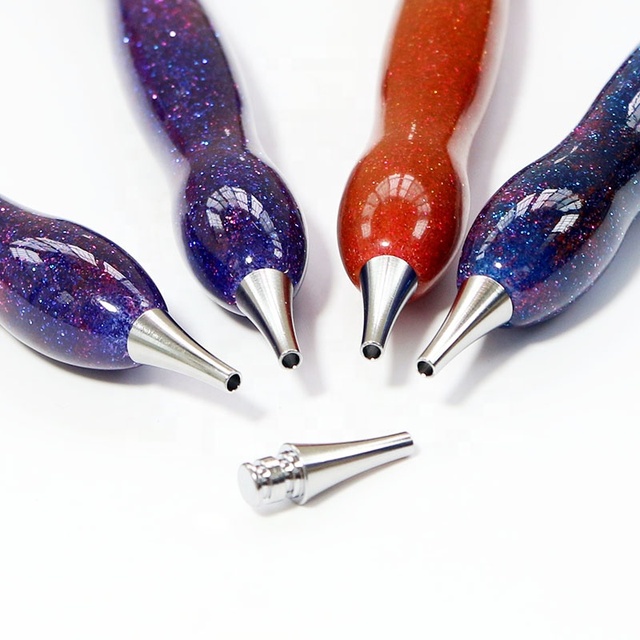 Metal Material Advanced Angled Tips Wax Pick up Light up LED Diamond Painting Drill Pen