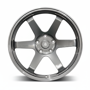 ล้อแม็ก <span class=keywords><strong>TE37</strong></span> ฟอร์จ สีเทา Gunmetal 6 ก้าน ขอบลึก 18 19 20 21 นิ้ว น้ำหนักเบา ดีไซน์สปอร์ตสำหรับรถแข่ง 5x114.3 5x120 สำหรับ F90 M4 - Product Image 3