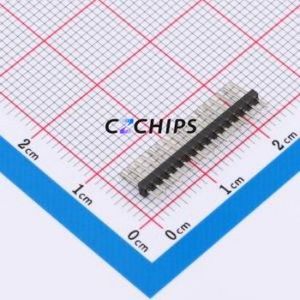 A127UP-ZD17P Pin Header Through hole Component (THT),P=1.27mm Connector 1x17P 1.27mm Pin Header Single Row - Product Image 1
