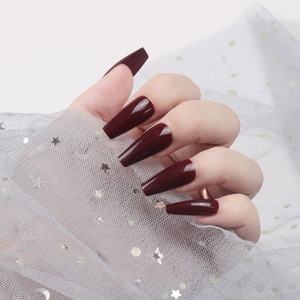 <span class=keywords><strong>Faux</strong></span>-<span class=keywords><strong>ongles</strong></span> en forme de cercueil et de ballet, accessoires pour femmes, longueur moyenne, brillants, ballerine, <span class=keywords><strong>2021</strong></span> de prix bas, à pression, design - Product Image 1