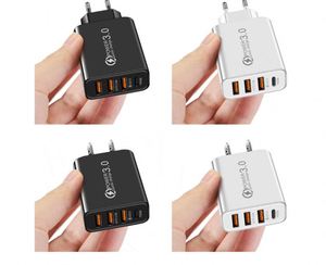 2A 3USB+PD Type-C QC3.0 18W PC Fireproof Material Cell Phone Charger Multi-Port Travel Charging Head Convenient Wholesale - Product Image 5