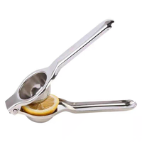 Presse-agrumes manuel en acier inoxydable - Presse-citron manuel pour fruits, presse-orange et lime compacte et portable, extracteur de jus