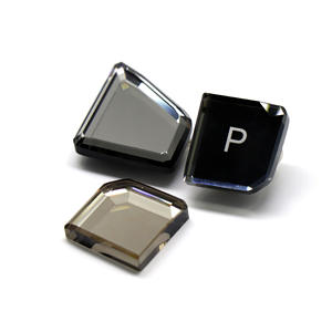 Toptan Cam Paneller Tek Dokunuşla Çalıştırılan Araç Düğmeleri Elmas Kesim Kenarlı Kristal Cam - Product Image 3