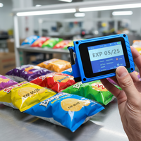 Impresora de Etiquetas DEMAX de 12.7mm, Mini Impresora de Inyección de Tinta para Logotipos, Fechas, Códigos de Barras y Códigos QR, para Plástico, Metal y Latas