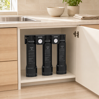 Sistem Penyaring Air 3 Tahap NSF Household Under Sink Water Purifier untuk Penggunaan Air Minum di Dapur Rumah