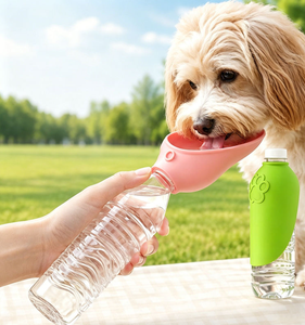 Botella de Agua Portátil para Perros con Adaptador de Silicona, Bebedero para Mascotas, Tazón de Agua para Perros para Viajes y Paseos al Aire Libre - Product Image 2