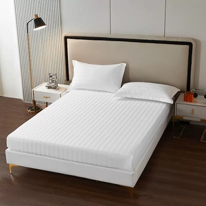 5 estrellas Hotel King Size Stripe <span class=keywords><strong>Funda</strong></span> nórdica Juegos <span class=keywords><strong>de</strong></span> <span class=keywords><strong>cama</strong></span> <span class=keywords><strong>de</strong></span> lino Juego <span class=keywords><strong>de</strong></span> <span class=keywords><strong>cama</strong></span> 4 piezas 100% algodón Sábana <span class=keywords><strong>de</strong></span> hotel - Product Image 5