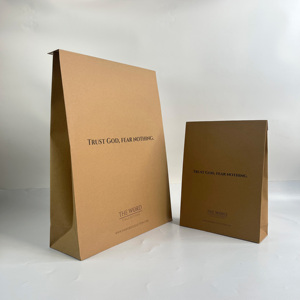 ถุงกระดาษคราฟท์แบบมีกาวในตัว เป็นมิตรกับสิ่งแวดล้อม พิมพ์ลายได้ ใช้สำหรับใส่ของขวัญ จัดส่งสินค้า และขายปลีก เหมาะสำหรับธุรกิจขนาดเล็ก - Product Image 6