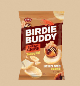 BIRDIE BUDDY Chips de Camarón con Sabor a Takoyaki, Condimento Dulce y Sabroso para Okonomiyaki, Aroma Rico a Camarón, Snack Envasado Individualmente, OEM - Product Image 6