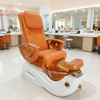 Fauteuil de pédicure spa pour massage des pieds, couleur tendance 2026
