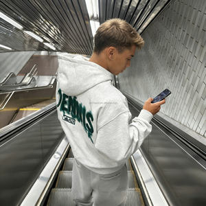 <span class=keywords><strong>Hoodies</strong></span> 3D de Alta Qualidade Personalizados para Homens Moda Streetwear Pesado 100% Algodão French Terry Fleece Unissex com Impressão Gráfica Puff - Product Image 2