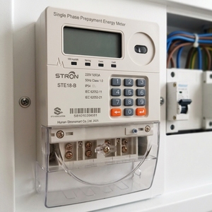 <span class=keywords><strong>Compteur</strong></span> d'énergie électrique prépayé avec clavier <span class=keywords><strong>et</strong></span> écran LCD, moniteur d'énergie de classe 1.0, précision 60A, courant maximal pour usage domestique - Product Image 1