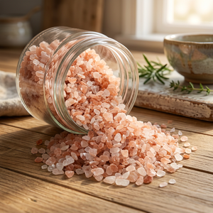 Sel rose de l'Himalaya naturel comestible OEM, meilleur prix pour emballage en vrac, forme solide, propriétés anti-gonflement - Product Image 1